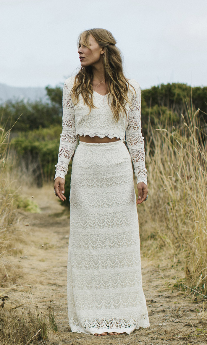 Vestido de noiva hippie