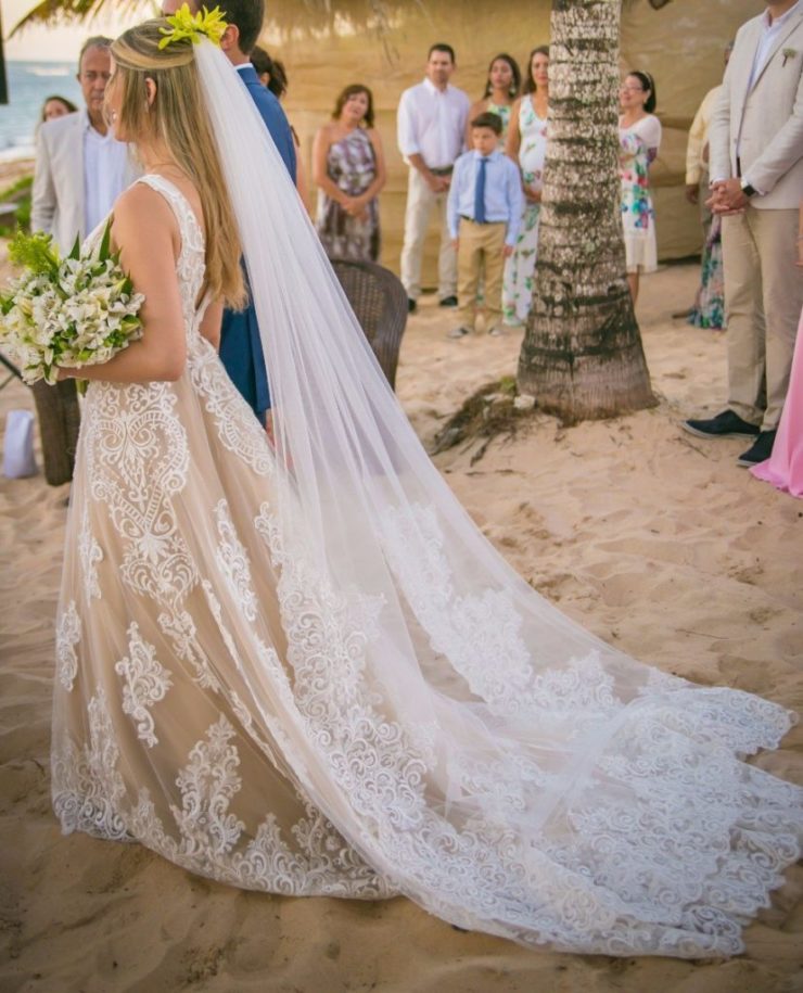 Vestido de noiva off-white